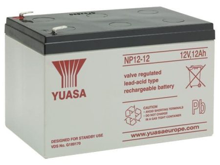 Yuasa NP12-12 Lead Acid Battery 12v 12Ah Supply