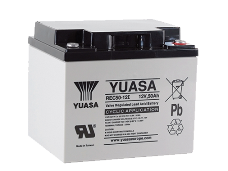 REC50-12 YUASA BATTERY 12V 50AH CYCLIC Hot on Sale