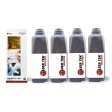 4 Pack Toner Refill Kit for Okidata B6200 Black With Chip | Laser Tek Services Online