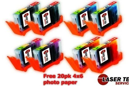 8 Pack Canon CLI-8 Compatible Ink Cartridge | Laser Tek Services Discount