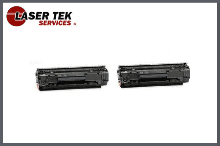 2 Pack Canon CRG128 CRG-128 Black Compatible Toner Cartridge | Laser Tek Services Online