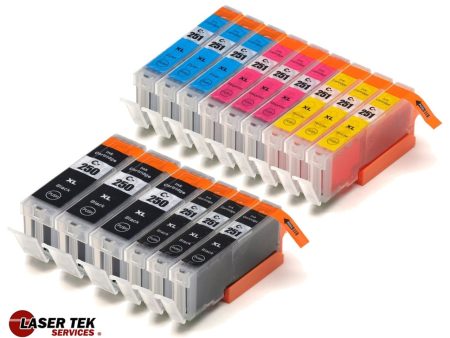 15 Pack Canon PGI-250XL CLI-251XL High Yield Compatible Ink Cartridge | Laser Tek Services Hot on Sale