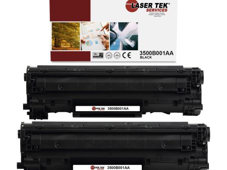 2 Pack Canon CRG128 CRG-128 Black Compatible Toner Cartridge | Laser Tek Services Online