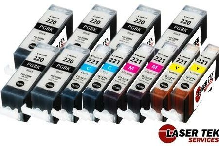 12 Pack Canon PGI-220  CLI-221 Compatible Ink Cartridge | Laser Tek Services Hot on Sale