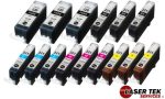 15 Pack Canon PGI-220  CLI-221 Compatible Ink Cartridge | Laser Tek Services Sale