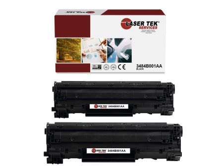 2 Pack Canon CRG-125 3484B001AA Black Compatible Toner Cartridge | Laser Tek Services Online Sale