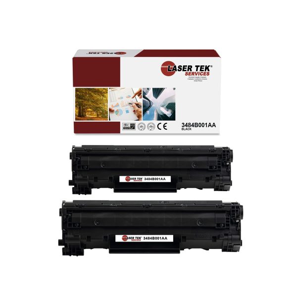 2 Pack Canon CRG-125 3484B001AA Black Compatible Toner Cartridge | Laser Tek Services Online Sale