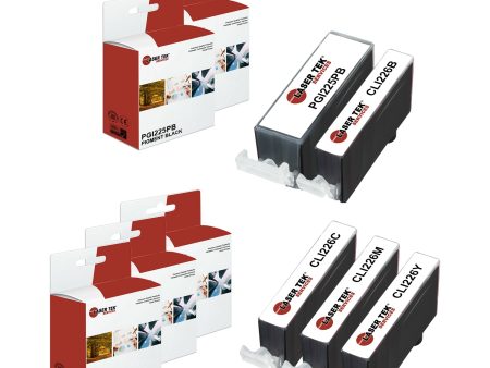 5 Pack Canon PGI-225 CLI-226 Compatible Ink Cartridge | Laser Tek Services For Cheap