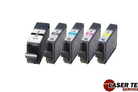 5 Pack Canon PGI-7 PGI-9 Compatible Ink Cartridge | Laser Tek Services Online