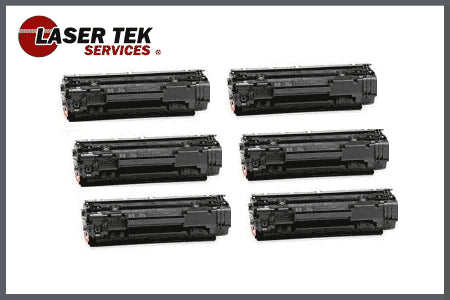 6 Pack Canon CRG-125 3484B001AA Black Compatible Toner Cartridge | Laser Tek Services Hot on Sale