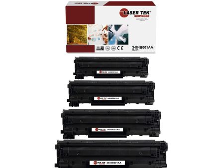 4 Pack Canon CRG-125 3484B001AA Black Compatible Toner Cartridge | Laser Tek Services Fashion