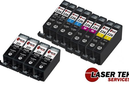 12 Pack Canon PGI-225 CLI-226 Compatible Ink Cartridge | Laser Tek Services For Sale